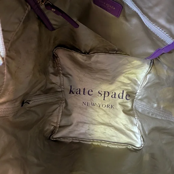Kate Spade Purple and Red Tote Bag - Picture 6 of 9
